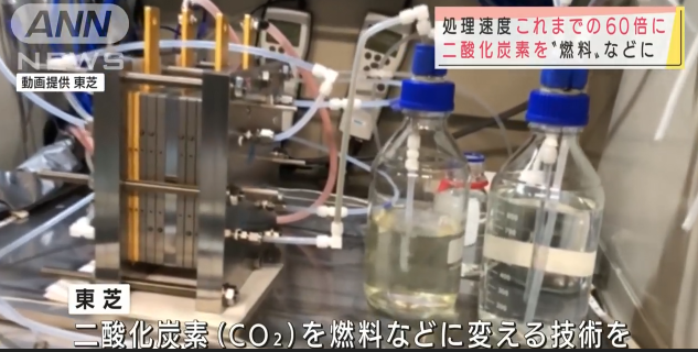 东芝：速度提升60倍！将大量CO2全部转化为有用资源